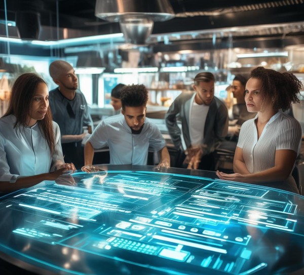 餐饮行业，未来与挑战 ahead of the curve，探索科技、创新与数字化的未来，同时解决市场挑战与员工问题。